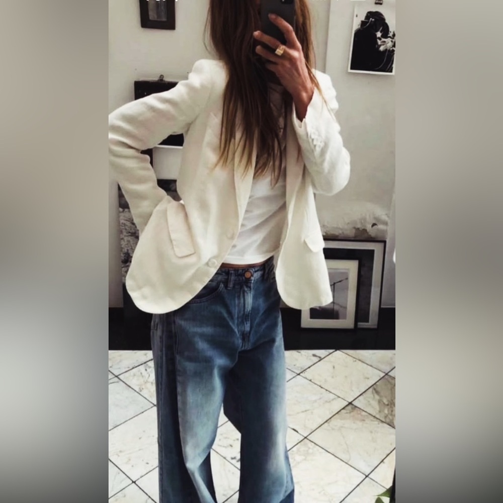 NWT HELMUT LANG SHRUNKEN BLAZER